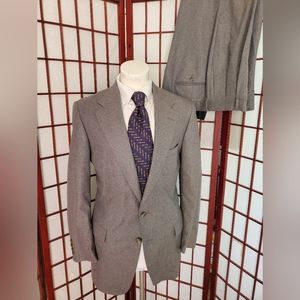 Ralph lauren (chaps) gray flannel suit 42R